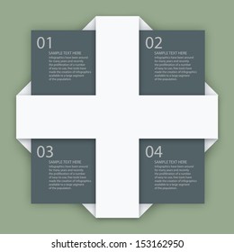 Modern infographics. Vector illustration. can be used for workflow layout, diagram, number options, step up options, web design, infographics. 