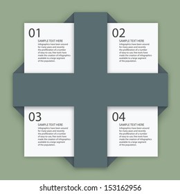 Modern infographics. Vector illustration. can be used for workflow layout, diagram, number options, step up options, web design, infographics. 