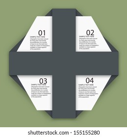 Modern infographics. Vector illustration. can be used for workflow layout, diagram, number options, step up options, web design, infographics. 