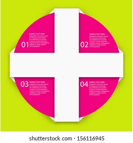 Modern infographics. Vector illustration. can be used for workflow layout, diagram, number options, step up options, web design, infographics. 