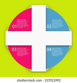 Modern infographics. Vector illustration. can be used for workflow layout, diagram, number options, step up options, web design, infographics. 