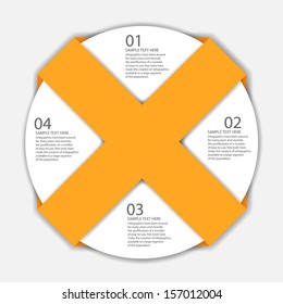 Modern infographics. Vector illustration. can be used for workflow layout, diagram, number options, step up options, web design, infographics. 