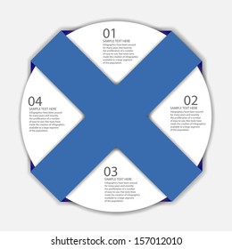 Modern infographics. Vector illustration. can be used for workflow layout, diagram, number options, step up options, web design, infographics. 