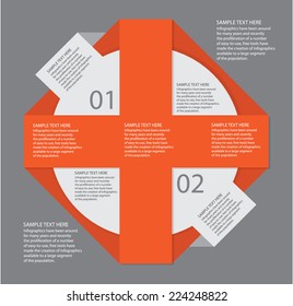 Modern infographics. Vector illustration. can be used for workflow layout, diagram, number options, step up options, web design, infographics. 