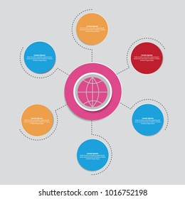 Modern Infographics Vectors Template