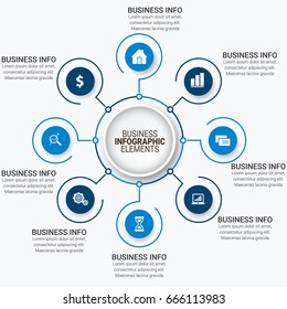 Modern Infographics Vectors Template