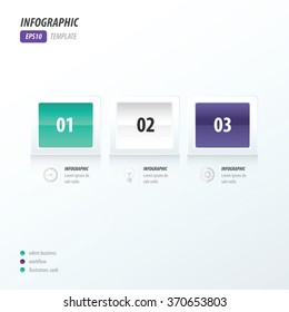 Modern infographics  violet, blue