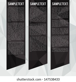 Modern Information Blocks | EPS10 Vector