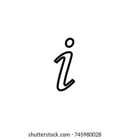 Modern information line icon. Premium pictogram isolated on a white background. Vector illustration. Stroke high quality symbol. Information icon in modern line style.