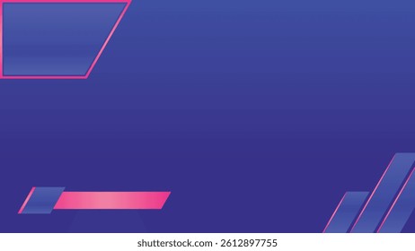 Modern Informative Background in Blue and Pink for presentation and possibly animated