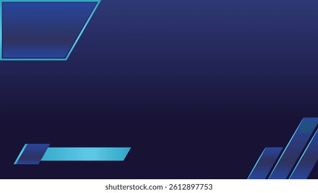 Modern Informative Background in Dark Blue and Aqua for presentation and possibly animated