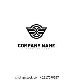 Modern initial BB logo letter simple and creative design concept