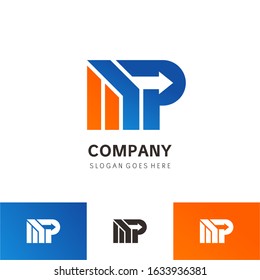 Modern Initial construction YP Letter Logo Icon Design Element With Creative Modern Business finance Typography Vector Template