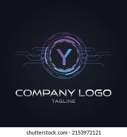Modern initial Crypto currency N Tech Initial logo blockchain vector