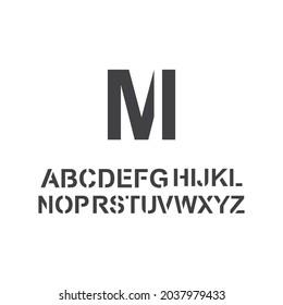 Modern Initial, letter, alphabet font logo vector design