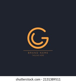 Modern initial letter G logo icon