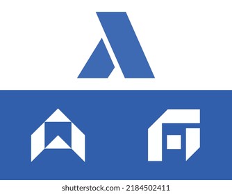 Ein modernes Logo-Design, Vektorbündel. Es ist geeignet, für welche Firma oder Marke diese anfänglich gegründet wird.