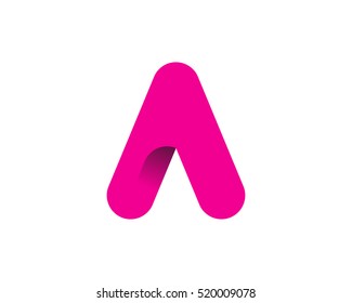 Modern Initial Letter A Logo Design Template