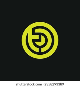 Letras iniciales modernas para el logotipo OT o para el monograma TO
