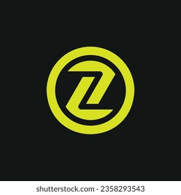 Modern initial letter OZ or ZO monogram logo