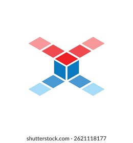 Modern Initial Letter X Business Logo Design Concept