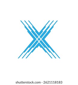 Modern Initial Letter X Business Logo Design Concept