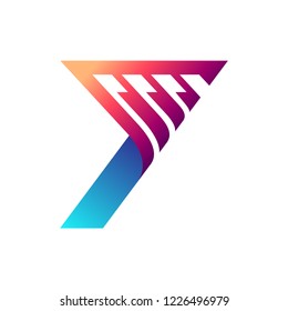 modern initial letter Y logo design
