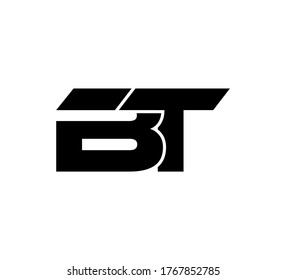 bt sport images stock photos vectors shutterstock https www shutterstock com image vector modern initial logo 2 letters black 1767852785