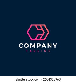 Modern Initial Logo for Company