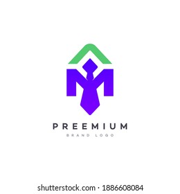 Modern Initial M Letter Logo With Premium Business Card Design Vector Template for Your Company Business
