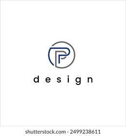 modern initial PP logo monogram for business vector