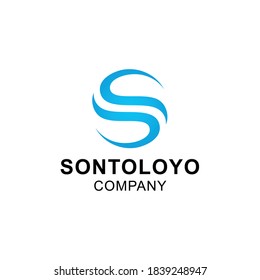 Modern initial S Logo Design Concept