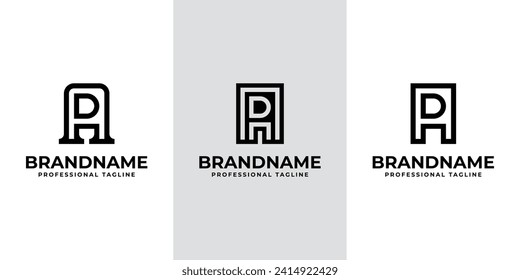 Modern Initials AD Logo, suitable for business with DA or AD initials