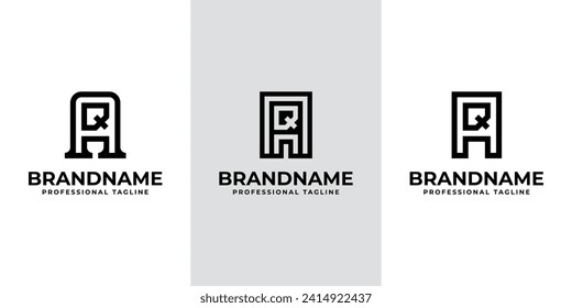 Modern Initials AQ Logo, suitable for business with QA or AQ initials