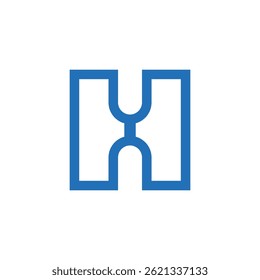 Modern Initials H Letter Logo Design