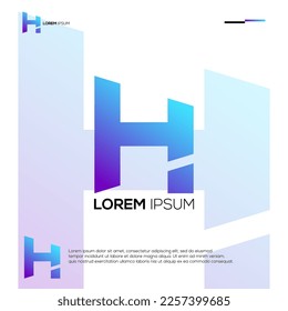 Modern Initials H Logo Design Ideas