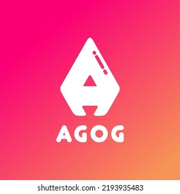 Modern Initials Letter A Unique Logo Vector Design