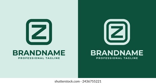 Modern Initials OZ Logo, suitable for business with OZ or ZO initials