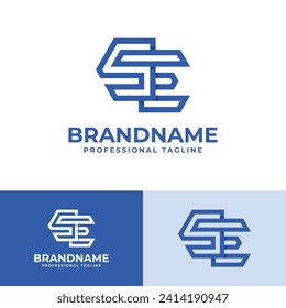 Modern Initials SE Logo, suitable for business with SE or ES initials