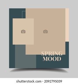 Modern Instagram Post vector design social media post design template 