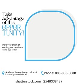 Modern Instagram templates for property listings and realtor branding.