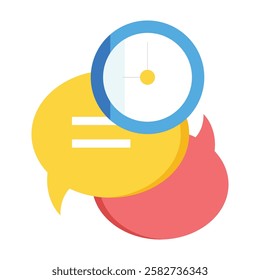 Modern interactive session icon representing real-time engagement, Q-A discussions, and product demonstrations.