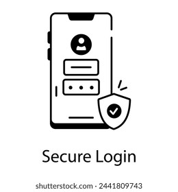 Iconos modernos de línea de codificación de Internet