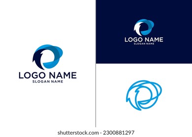 modern internet technology logo design	