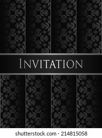 Modern invitation. Vintage background   