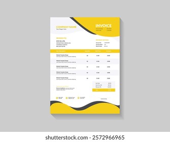 Modern Invoice Template for Billing