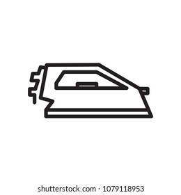 modern iron flat icon vector