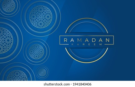 Modern islamic background design suitable for giftcard, banner, postcard, brochure
