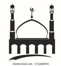 Modern-islamischer Design-Moschee-Hintergrund, Symbol für Moschee