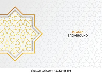 Modern Islamic geometric background Vector